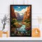 Zion National Park Poster, Travel Art, Office Poster, Home Decor | S7 product 5